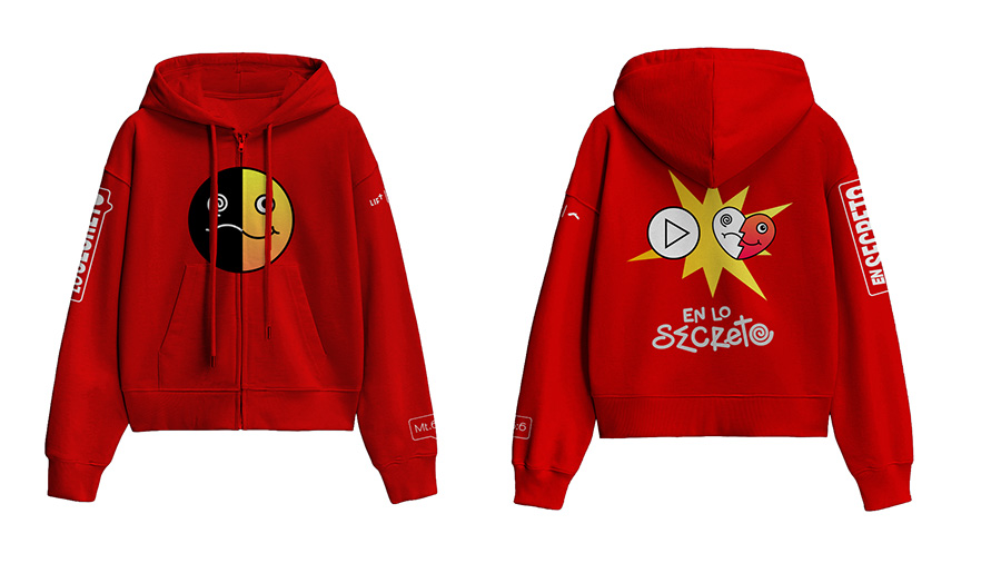 Hoodie rojo